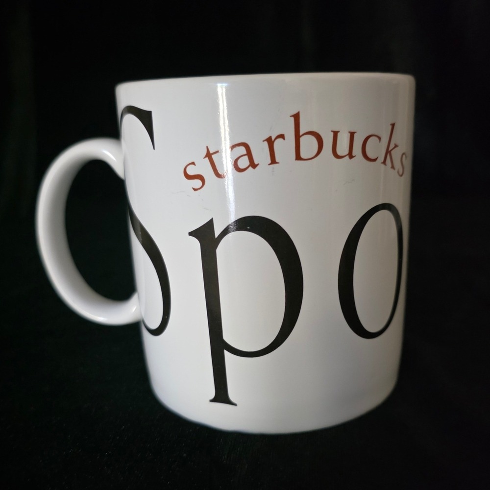 VTG Starbucks City Mug Collector Series Spokane 1994 Vintage Coffee Large 20 oz